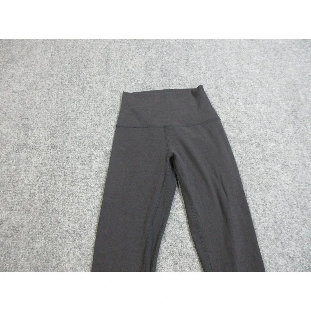 Lululemon Align Pants Womens 2 Black High Rise Ankle Yoga Leggings Stretch Gym - Picture 3 of 13